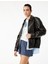 Slim Fit Beli Lastikli Dokulu Mini Şort 1
