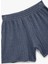 Slim Fit Beli Lastikli Dokulu Mini Şort 5