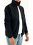 Erkek Lacivert Slim Fit Anti-Pilling Tüylenme Yapmayan Tam Fermuar Softshell Garnili Polar Sweatshirt 3