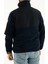 Erkek Lacivert Slim Fit Anti-Pilling Tüylenme Yapmayan Tam Fermuar Softshell Garnili Polar Sweatshirt 5