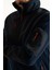Erkek Lacivert Slim Fit Anti-Pilling Tüylenme Yapmayan Tam Fermuar Softshell Garnili Polar Sweatshirt 6