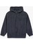 Uzun Kollu Fermuarlı Kapşonlu Polar Sweatshirt 1