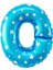 O Harfi Mavi Renk 16 Inc 40 cm Balon Parti Malzemesi 1