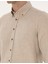 Erkek Bej Slim Fit Uzun Kollu Gömlek 50316768-VR011 7