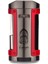 Sehpalı Kılıflı Dört Torch Puro Çakmağı Gunmetal-Kırmızı 1