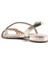 LAROW 5FX Altın Kadın Düz Sandalet 8