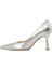 Rovaso2 5fx Gümüş Kadın Topuklu Ayakkabı 10