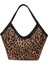 Duobly 5pr Leopar Kadın Omuz Çantası 9