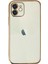 Apple iPhone 11 Crystal Shield Lensli Silikon (Lens Protector / Kamera Koruyucu Kılıf) - Gold 4