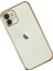 Apple iPhone 11 Crystal Shield Lensli Silikon (Lens Protector / Kamera Koruyucu Kılıf) - Gold 5