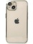 Apple iPhone 13 Crystal Shield Lensli Silikon (Lens Protector / Kamera Koruyucu Kılıf) - Gümüş 1