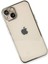 Apple iPhone 13 Crystal Shield Lensli Silikon (Lens Protector / Kamera Koruyucu Kılıf) - Gümüş 3