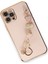 Apple iPhone 12 Pro Elegant Charm Case (Kalpli Zincirli Kılıf) Elegant Silicone Cover - Pudra 3