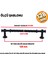 Mobilya Mutfak Dolabı Çekmece Dolap Kapak Kulpu Kulpları Kulbu (128 Mm-12.8 Cm) Mat Siyah Kulp 2