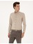 Erkek Bej Slim Fit Uzun Kollu Gömlek 50316751-VR011 3