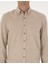 Erkek Bej Slim Fit Uzun Kollu Gömlek 50316751-VR011 6