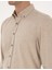 Erkek Bej Slim Fit Uzun Kollu Gömlek 50316751-VR011 7