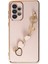 Samsung Galaxy A33 5g Elegant Charm Case (Kalpli Zincirli Kılıf) Elegant Silicone Cover - Pudra 2