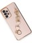 Samsung Galaxy A33 5g Elegant Charm Case (Kalpli Zincirli Kılıf) Elegant Silicone Cover - Pudra 3