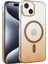Apple iPhone 14 Selene Shine Magsafe Case – Elegant Glossy Kılıf (Işıltılı Premium Kapak) - Çöl Titanyum 1