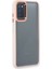 Samsung Galaxy A03S Elegant Clear Case (Şeffaf Kılıf) - Stylish Protective Cover - Pudra 1