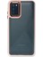 Samsung Galaxy A03S Elegant Clear Case (Şeffaf Kılıf) - Stylish Protective Cover - Pudra 2