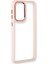 Samsung Galaxy A23 4g Elegant Clear Case (Şeffaf Kılıf) - Stylish Protective Cover - Pudra 4