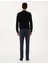 Erkek Lacivert Slim Fit Kanvas Pantolon 50317228-VR033 4