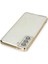 Samsung Galaxy S21 Fe Crystal Shield Lensli Silikon (Lens Protector / Kamera Koruyucu Kılıf) - Gold 3