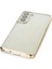 Samsung Galaxy S21 Fe Crystal Shield Lensli Silikon (Lens Protector / Kamera Koruyucu Kılıf) - Gold 4