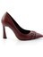 Bordo Kadın Klasik Topuklu Ayakkabı K01565015242 1