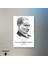 Tekli Dikey Kanvas Makam Panosu Atatürk Sözleri Siyah Beyaz Ne Mutlu Türk'üm Diyene! 3