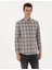 Erkek Kahverengi Regular Fit Uzun Kollu Gömlek 50316754-VR029 1
