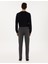 Erkek Antrasit Slim Fit Nervürlü Düz Paça Eşofman Altı 50317659-VR006 4