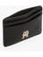 Th Icon Orta Boy Fermuarlı Monogram Kapaklı Kadın Siyah Cüzdan AW0AW17743BDS 2