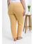 Kadın Pamuklu Büyük Beden Alt Pijama Sarı 6