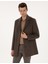 Erkek Kahverengi Ex. Slim Fit Kaşe Kaban 50317551-VR029 1