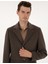 Erkek Kahverengi Ex. Slim Fit Kaşe Kaban 50317551-VR029 2