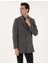 Erkek Gri Ex. Slim Fit Kaşe Kaban 50317551-VR024 1