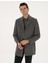 Erkek Gri Ex. Slim Fit Kaşe Kaban 50317551-VR024 3