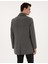 Erkek Gri Ex. Slim Fit Kaşe Kaban 50317551-VR024 5