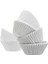 Hediye Sepeti Takribi 200 Adet Orta Boy Beyaz Muffin Kek Kalıbı, Browine Kalıbı 50X30 Mm, Cupcake Kağıdı 2