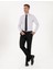 Erkek Gri Slim Fit Uzun Kollu Basic Gömlek 50315407-VR024 4