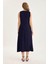 Sıfır Kol Kloş Midi Elbise 4