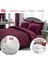 Çift Kişilik Premium Basic Stripe Saten Nevresim Takımı Yorgan Yastık 1