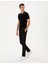 Erkek Siyah Slim Fit Klasik Jogger Pantolon 50317618-VR046 3