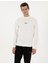 Erkek Beyaz Regular Fit Sweatshirt 50316633-VR013 1