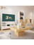 Nort Serisi Modern Dekoratif Kare Salon Orta Sehpa Safir Meşe 2