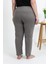 Kadın Pamuklu Büyük Beden Alt Pijama Vizon 6