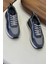 1103 Siyah Hakiki Deri Erkek Sneakers 1